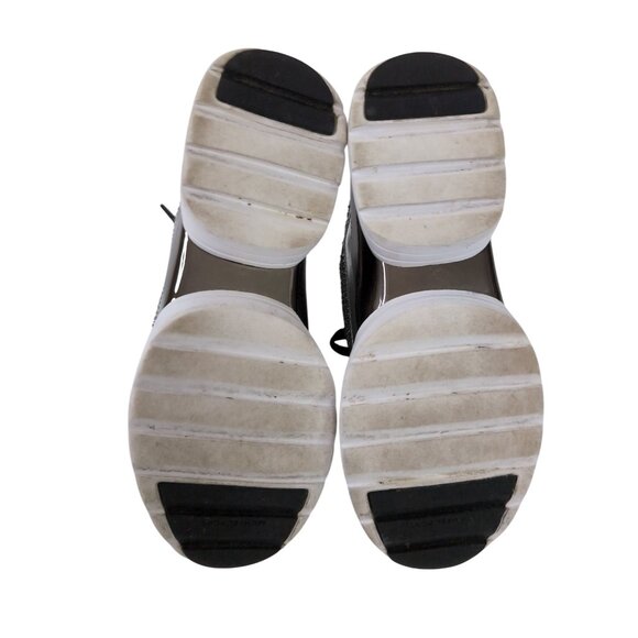 Michael Michael Kors Jada Sneakers Women 7.5 Silver Rhinestone Sparkle Luxe Glam - Picture 9 of 11